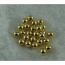 25 Perlen 6mm gold